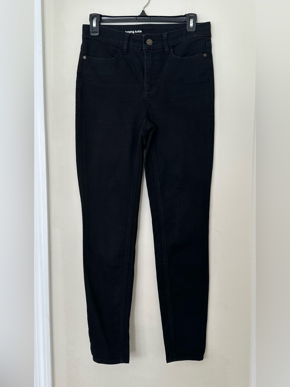 Talbots Flawless Black High-Rise Ankle Jeggings Size 2 Slim Fit Stretch Pants